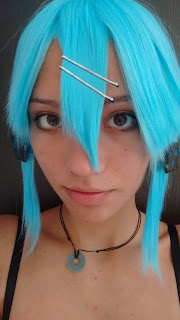 Tutorial, donuth, channel, sinon, wig, peluca, blue, aliexpress, 