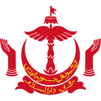 Logo Gambar Lambang Simbol Negara Brunei Darussalam PNG JPG ukuran 200 px