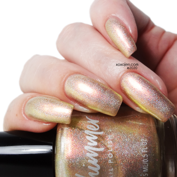 xoxoJen's swatch of KBShimmer Shamash Hit