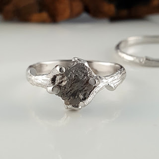 Each ring is custom made to fit each setting.