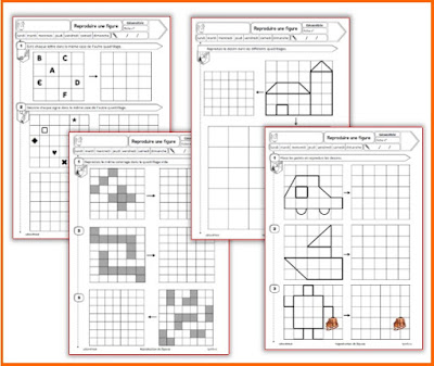 géométrie CP CE1 reproduction de figures