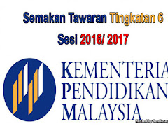 Semakan SMS Dan Online Tawaran Kemasukan Tingkatan 6 Sesi 2016