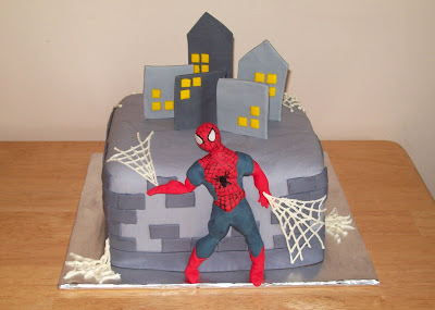 Spiderman Birthday Cake on Spiderman Birthday   Chocolate Fudge Cake And Chocolate Fudge Filling