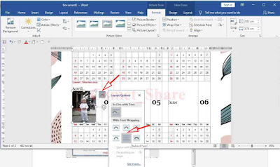 Cara Membuat Kalender Menggunakan Template Di Microsoft Word 2016