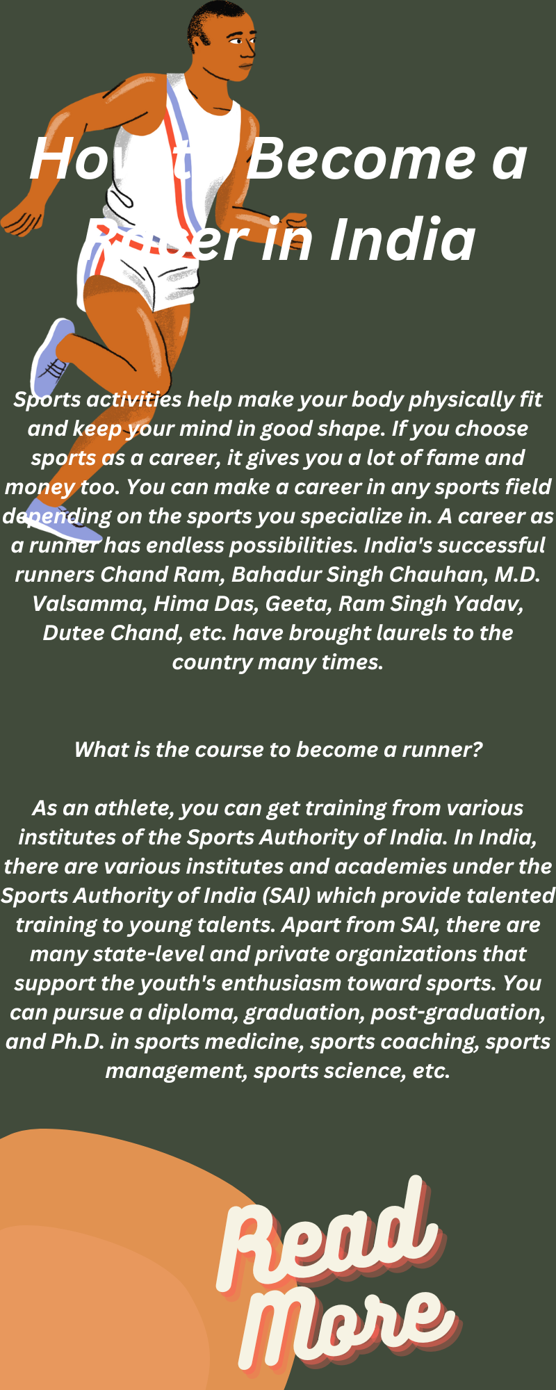 How to Become a Runner in India