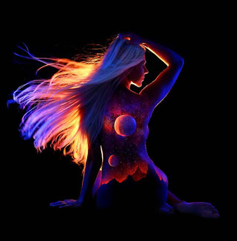 Bodyscapes: Enchanting Body Paintings With The Magic Of Black Light