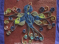 quilling quilled bird