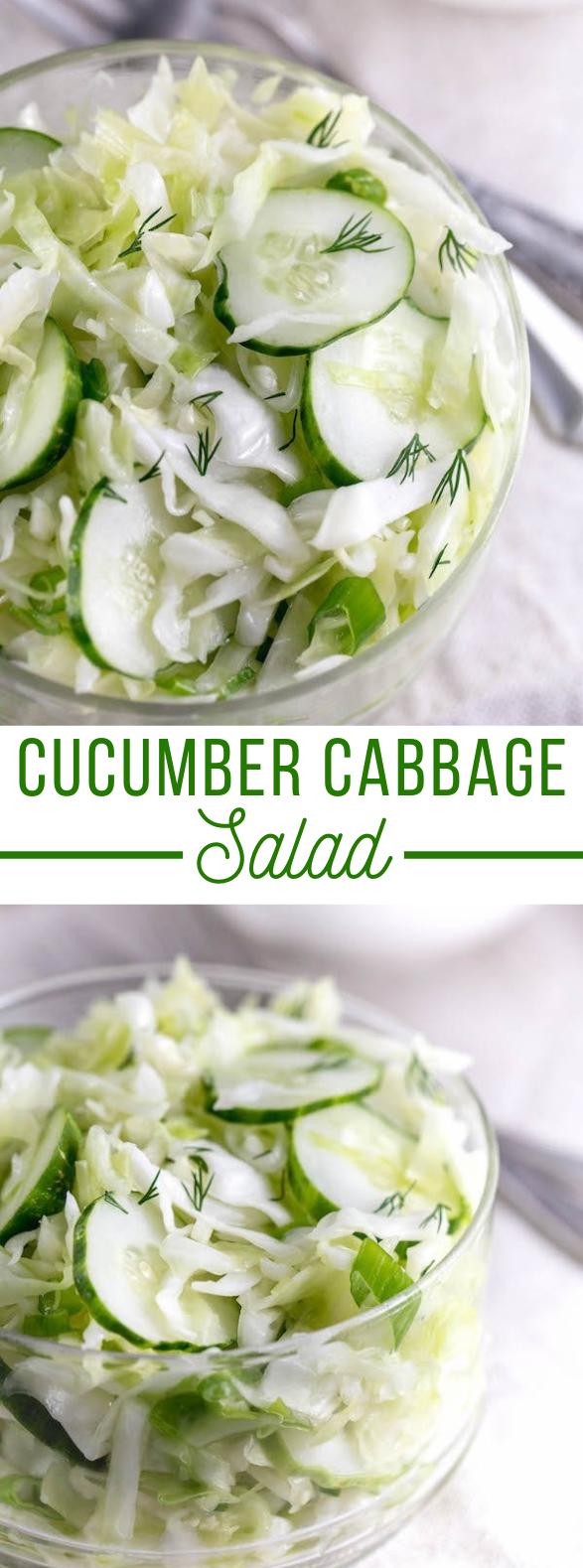 Cabbage Salad with Cucumbers #vegetarian #quicksalad