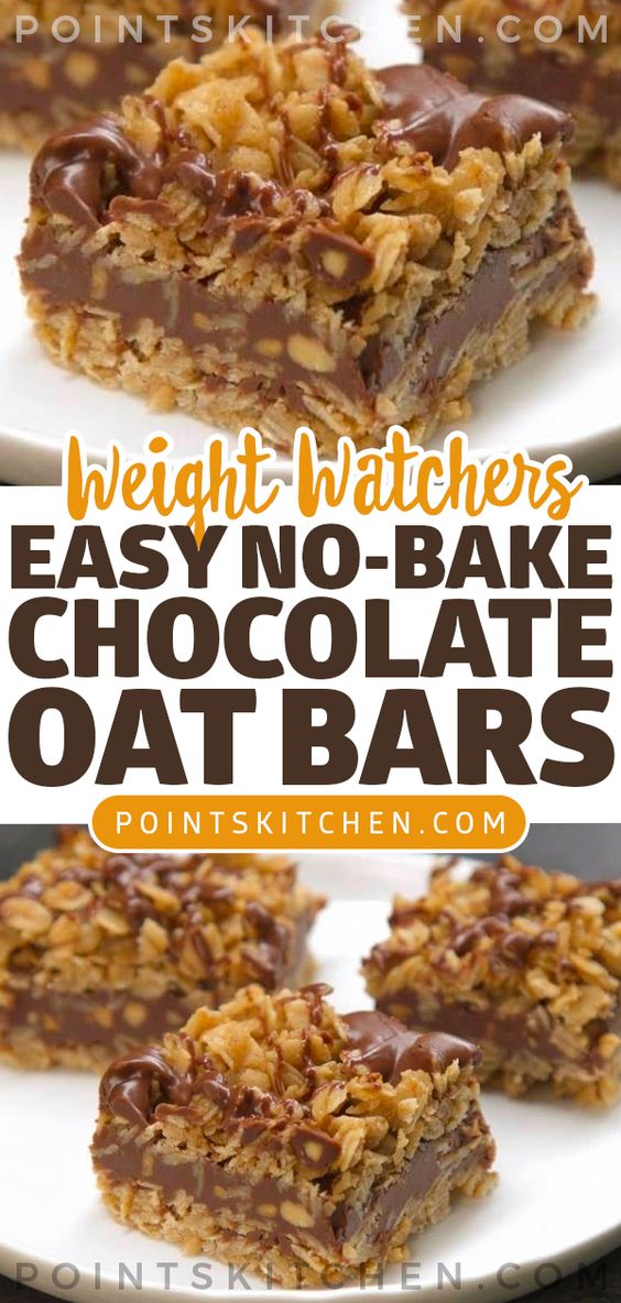 Easy No-Bake Chocolate Oat Bars