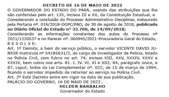 Mais 2 investigadores são demitidos da polícia por corrupção no Baixo Amazonas