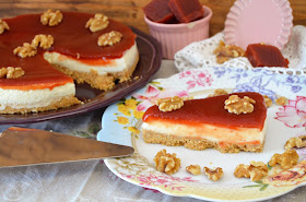 carne de membrillo, dulce de membrillo, dulce de membrillo casero, dulce de membrillo receta, recetas, tarta de dulce de membrillo, tarta de dulce de membrillo con queso camembert y nueces, las delicias de mayte, 