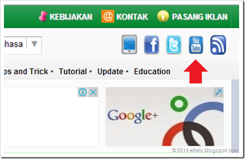 Contoh Tautan Yang Disematkan Pada Blog Eltelu