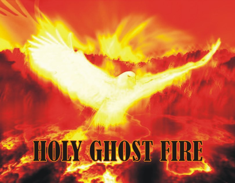 Image result for images of the holy ghost on fire