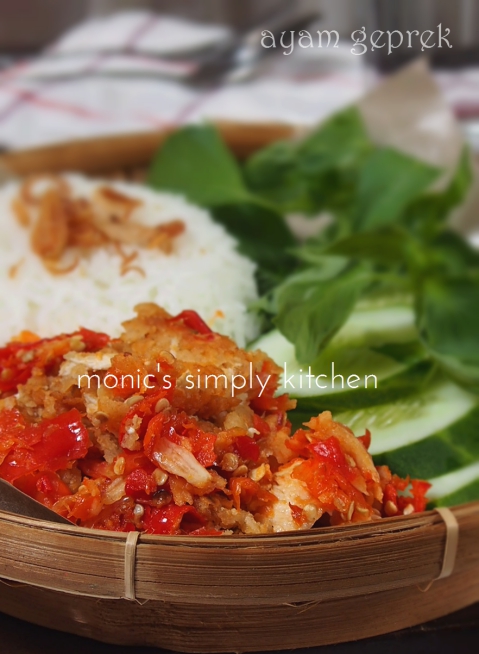  Resep  Ayam  Geprek  ala Monic Monic s Simply Kitchen