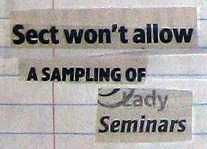 sect wont allow sampling of lady seminars