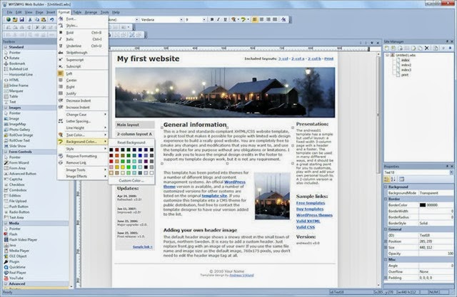 WYSIWYG Web Builder