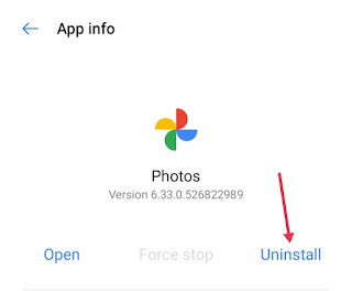 Google Photos App Ko Uninstall Kaise Kare