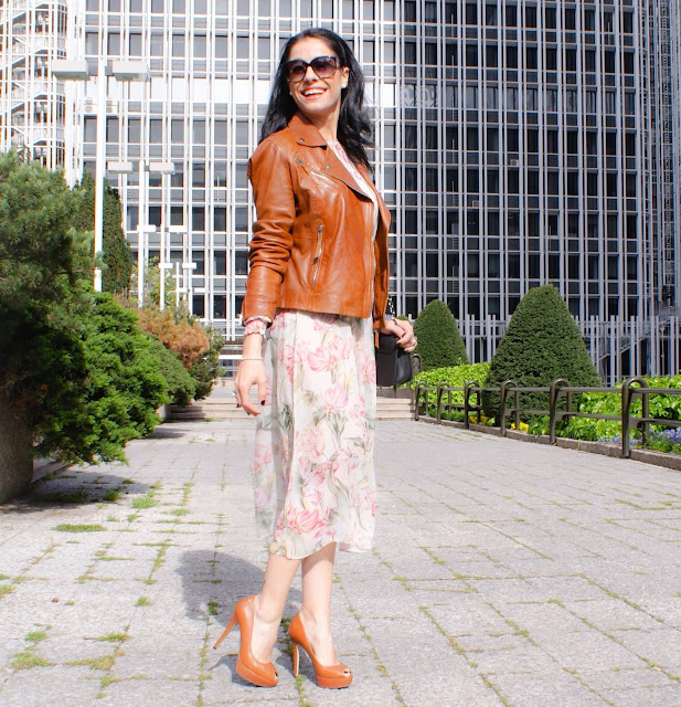 LOOK Lady vestido estampado zara