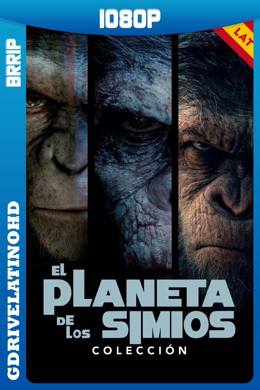 El Planeta De Los Simios – Colección (2011-2017) BRRip 1080p Latino-Inglés