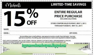 Free Printable Michaels Coupons