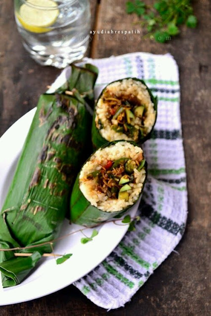 NASI LIWET BAKAR ISI TERI & PETE