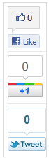 Floating buttons