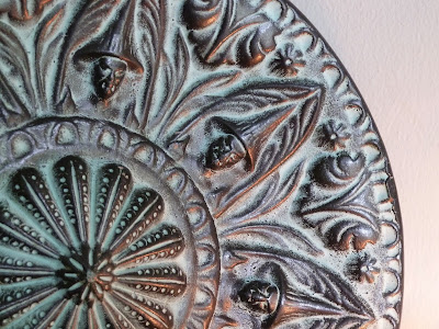 Witch ceramic plate section