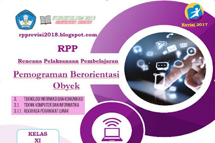 RPP Pemograman Berorientasi Obyek Kelas XI SMK Kurikulum 2013 Revisi 2017