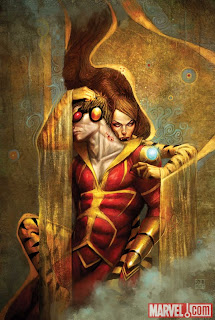 Variant cover for Avengers Academy #5 featuring Tigra vampire