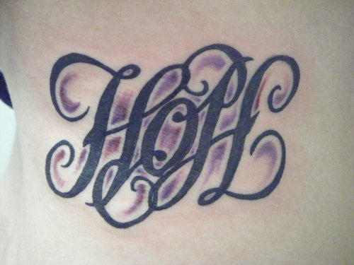 Ambigram tattoo design photo.