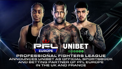 PROFESSIONAL FIGHTERS LEAGUE ANNOUNCES UNIBET AS OFFICIAL SPORTSBOOK AND BETTING PARTNER OF PFL EUROPE IN THE UK AND FRANCE