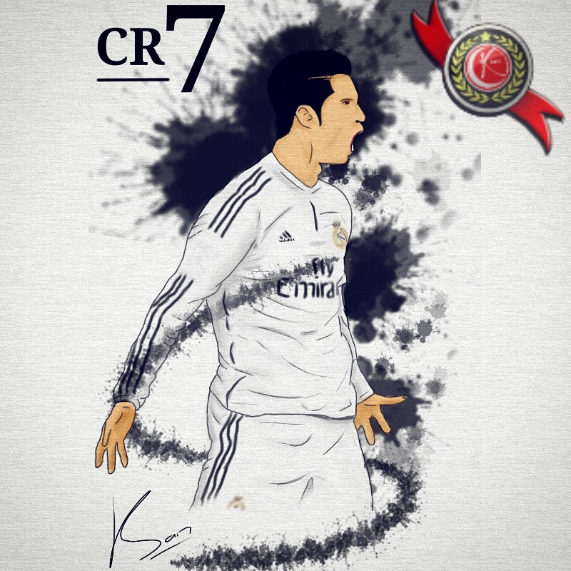  Gambar  Keren Kartun  Ronaldo 