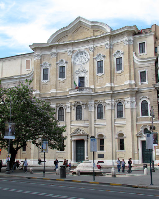 Oratorio dei Filippini, Oratory of Saint Phillip Neri by Francesco Borromini, Corso Vittorio Emanuele II, Rome
