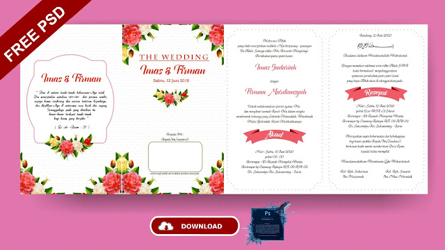 Download Desain Undangan Pernikahan Siap Edit Erba 88140 : Desain Undangan Tonjokan / Download ...
