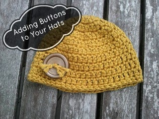 http://www.happybabycrochet.com/2011/06/adding-buttons-to-your-hats-tutorial.html