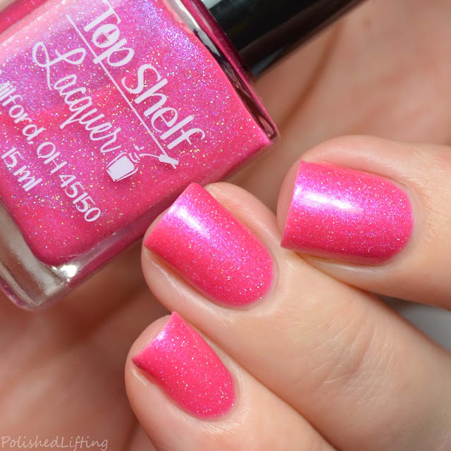 pink nail polish