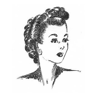 How to Create 1940s Hairstyles - Instructions and Illustrations for 17 Swing Era Styles