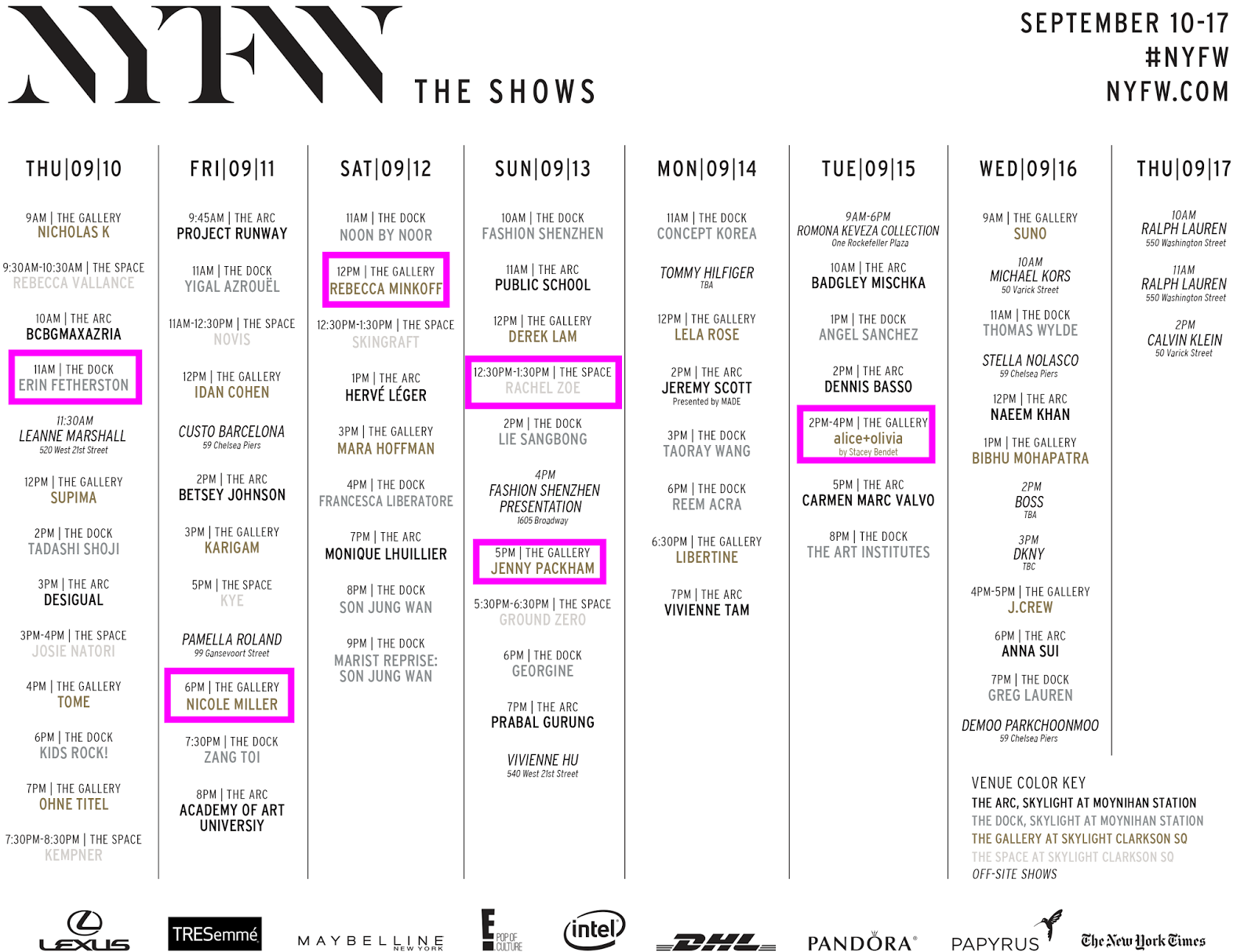 Stylish Spring 2022 New York Fashion  Week  Schedule  