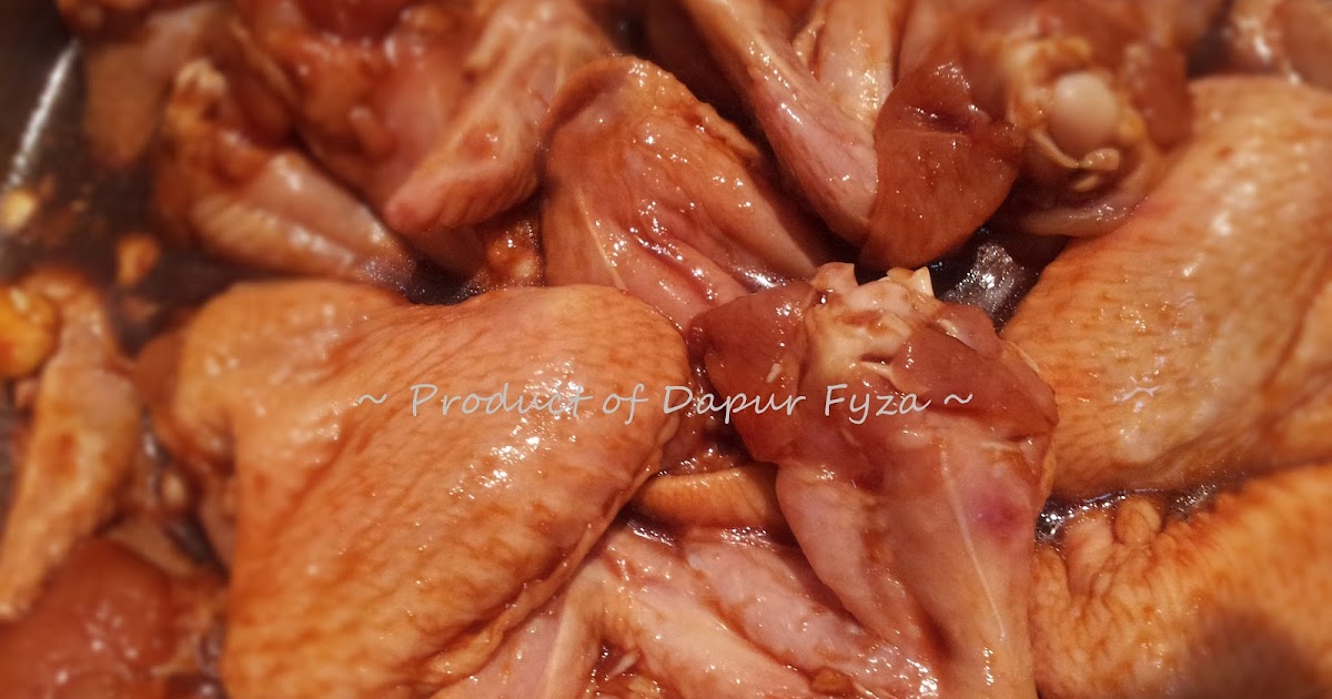 Dari Dapur Fyza: Kepak Ayam Panggang Madu