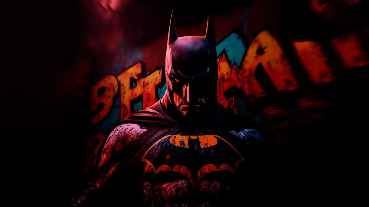 4K AI-Generated Batman background wallpaper for PC Desktop and Laptop