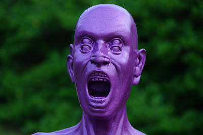 Stop Drinking! - Purple Head Man Illusion