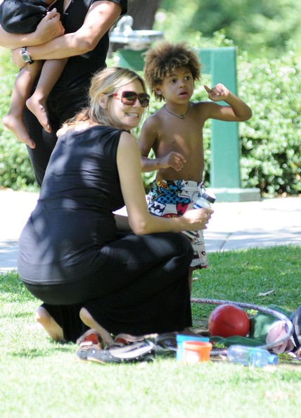 Henry Samuel oldest son of Heidi Klum and Seal