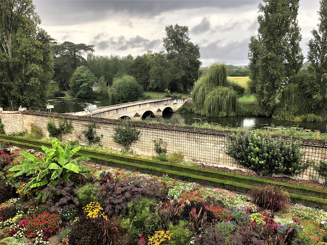 river Indre from the terrace of Chateau d'Usse