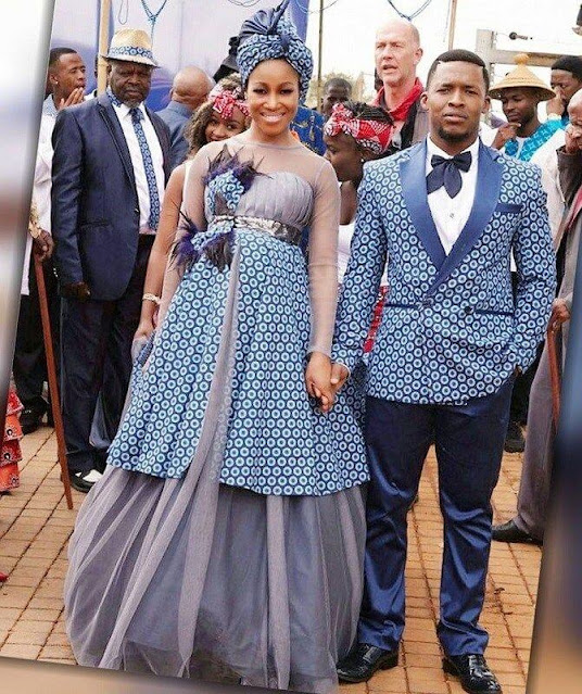 South African Traditional Wedding Dresses With Sleeves.