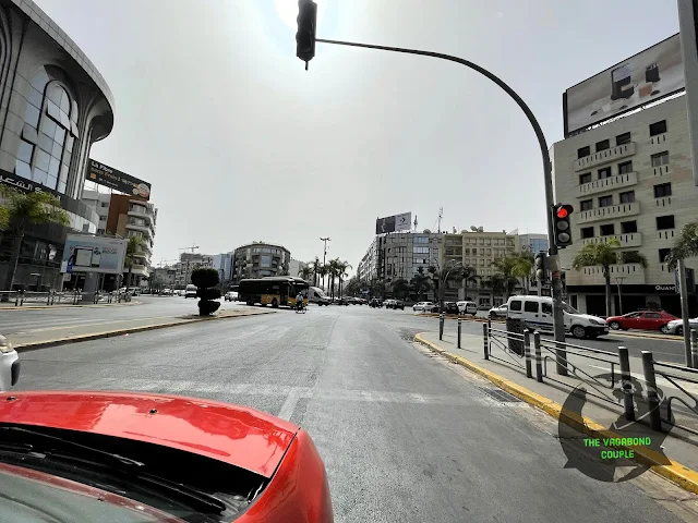 Boulevard Moulay Rachid, Boulevard Al Massira Al Khadra, Boulevard Abdelkrim Al Khattabi (Morocco Route 320), Rue Bab Chellah, Rue Ali Abderrazzak Traffic Circle, Casablanca, Morocco, Africa