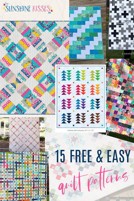 15 EASY & Free Quilt Patterns 