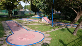 Photo of the Minigolf course in Sirmione, Italy