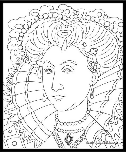 Download The Maiden's Court: British Royals Coloring Pages