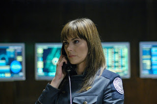 Michelle Forbes as Admiral Helena Cain in Battlestar Galactica