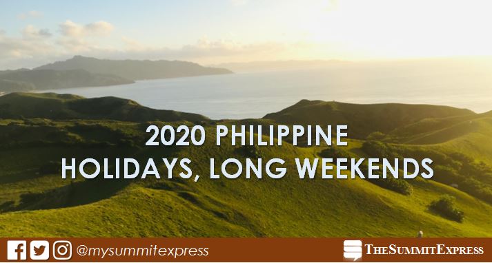 List Holidays Long Weekends In The Philippines The Summit Express
